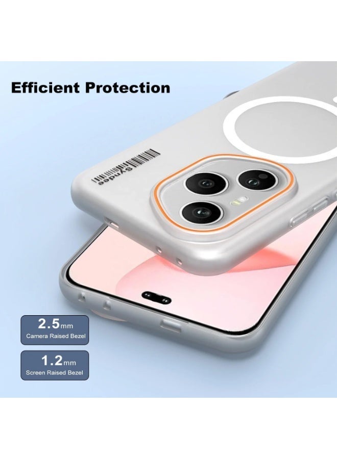 سيندي جراب هاتف محمول شفاف غير لامع مقاوم للاصفرار، بغطاء كامل، مصنوع من البولي كربونات، بلون رمادي دخاني، مناسب لهاتف Honor 400 Pro 5G. - Image 3